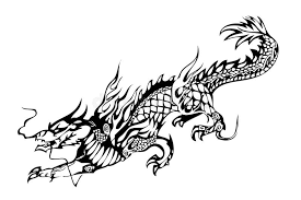 View details add to wishlist. Chinese Dragon Black On The White Stock Vector Illustration Of Folk Astrological 118103676