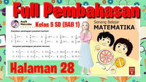 Kalian dapat menjelaskan ukuran sebuah pohon dengan membandingkannya terhadap pohon lain atau benda yang lain. Jawaban Matematika Halaman 28 Jawaban Senang Belajar Matematika Kelas 5 Sd Semester 1 Youtube
