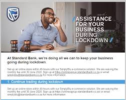 Please be careful with suspicious emails and websites that attempt to infect your machine with malware or attempt to get your confidential banking information. Standard Bank Covid 19 Assistance For Small Businesses Rcci