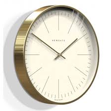 Black And Gold Wall Clock Uk Newgate Clocks Oslo Gold Wall Clock Marker Dial