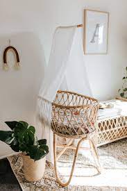 Sale 399 Rattan Baby Bassinet Baby Bassinet Nursery Baby Room Baby Cot