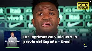 Las lágrimas de Vinicius en rueda de prensa y previa del España