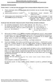 Varianta 70 2009 Informatica Intensiv C C
