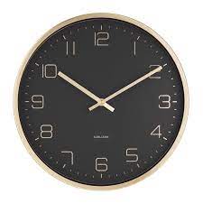 karlsson gold elegance wandklok o 30 cm wandklok klok grote klok