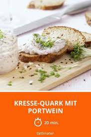 Kresse Quark Mit Portwein Rezept Rezepte Quark Eat Smarter