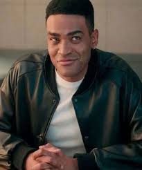 Shop Relay Lily James Leather Jacket