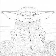 Maybe you would like to learn more about one of these? Baby Yoda Coloring Pages Coloring Home