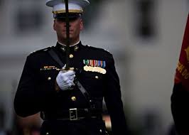 Marine Officer Traditions A Marine Officer Stands Holding A Mameluke Sword The Oldest Weapon Still Used In Service By United States Armed Forces The Marine