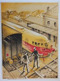 Vintage French Safety Poster Wall Art Durupt Train Rail Etsy Poster Wall Art Poster Wall Safety Posters