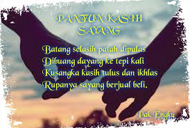Habis dua itu angka tiga. Pantun Kasih Sayang