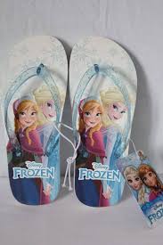 New Girl Frozen Flip Flops Medium 13 1 Sandals Disney