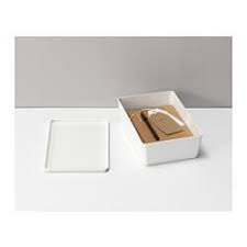 Kuggis Box With Lid White Width 7 Ikea Box With Lid Small Gadgets Ikea