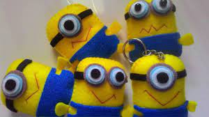 Tutorial Flanel Felt Gantungan Kunci Minion Ala Rangga Bastian Gantungan Kain Flanel Minion