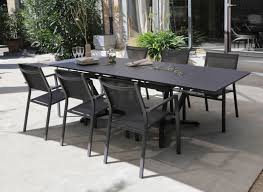 Vente en ligne marques #proloisirs, #océo et #alizé. Table Vita 150 200 250 Cm Avec Plateau Verre Proloisirs