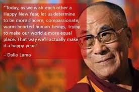 Dalai Lama Happy Year Illustration Quotes Happy New Year