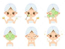 Gambar diatas merupakan karikatur yang menyampaikan pengunaan kurikulum 2013 di indonesia. Beauty Face Mask Masker Wajah Kartun Ilustrasi Karakter