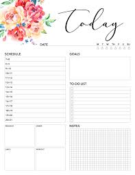 Free printable daily planner page. Free Printable 2021 Planner 50 Plus Printable Pages The Cottage Market