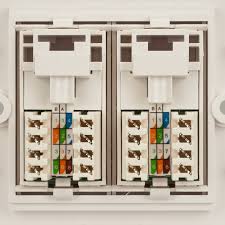 Rj11 6p2c plug to open wire cable 1 5ft transmit rs. How To Wire An Ethernet Wall Socket