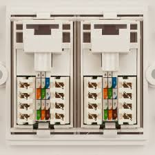 Holding the connector in your hand tab side down with the. How To Wire An Ethernet Wall Socket