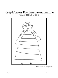 Sheets joseph coat many colors coloring page 58 download. Kids Color Me Bible Chapter 9 Joseph Saves Brothers From Famine Kids Talk About God