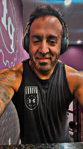 Working out at Planet Fitness in Under Armour