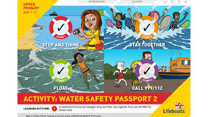 Videos, activity sheets and quizzes to help your child learn about water safety while having fun in and around water. Rnli Water Safety Poster Hse Images Videos Gallery
