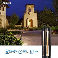 Leonlite 12v Low Voltage Led Landscape Light 3w Walkway Lawn Lights With Aluminum Housing For Outdoor Yard Patio Farmhouse Goals