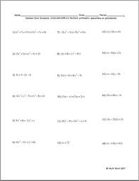 Worksheet by kuta software llc. Polynomial Operations Differentiated Mystery Picture Color Activity