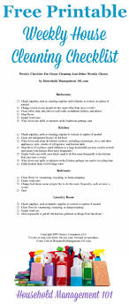 Have you walked into your kids bedroom and fallen because of all the junk lying everywhere? Printable Weekly Checklist For House Cleaning And Other Weekly Chores