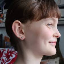 Yellow Gold With Persian Turquoise Evil Eye Stud Earrings