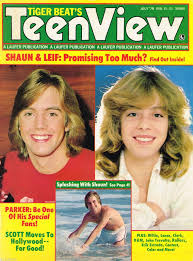 TeenView Zeitschrift mit Fotos von Shaun Cassidy und Leif Garrett auf dem Titel