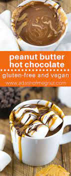 Vegan Peanut Butter Hot Chocolate Recipe Peanut Butter Hot Chocolate Peanut Butter Gluten Free Hot Chocolate