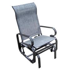 Hargrave outdoor glider chair with cushion canora grey. Henryka Outdoor Glider Chair Grey Lowe S Canada