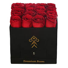 Which is really fun and adds another level to the flowers. Amazon Com Premium Roses Real Roses That Last A Year Fresh Flowers Roses In A Box Black Box Medium Grocery Gourmet Food
