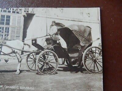 HACKNET CARRIAGE GHARRY BOMBAY SMALL TEAR BELOW TITLE NOTED HORSE | eBay UK