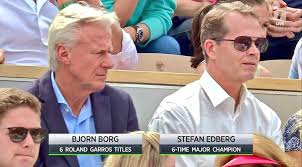 The capsule collection is developed by robyn together with renowned stylist naomi itkes and björn borg's design team. ðš„ Au KiÊ€ai On Twitter Legends Stefan Edberg And Bjorn Borg Watching From His Box Roger Federer Enjoyed Majestic Company For His 400th Career Major Match Rogerfederer Rg19 Https T Co V99k0iztxf