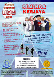 Permohonan sl1m online skim latihan 1malaysia jawatan kosong. Lepasan Spm Kelab Remaja Isma Negeri Sembilan