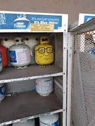 This Propane Tank Painted Like Hank Hill S Lego Head Funny Pictures Lego Head Propane