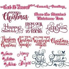 Check out our christmas stencils selection for the very best in unique or custom, handmade pieces from our signs shops. Merry Christmas Snow Letters Metal Cutting Dies Stencils For Diy Scrapbooking Buy Products Online With Ubuy Qatar In Affordable Prices 283580383385