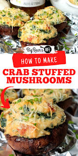Add a little gravy and even cranberry sauce. Crab Stuffed Mushrooms Big Bear S Wife
