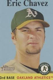 2007 Topps Eric Cesar Chavez Pieces of Greatness Relic Card AR41