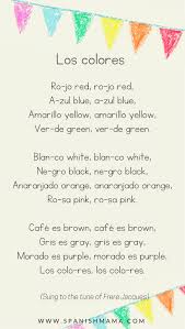 Preschool Spanish Lesson 6 Los Colores Preschool Spanish Lessons Spanish Lessons Spanish Lessons For Kids
