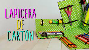 Lapicera De Carton Diy Estuche Para Lapices Regreso A Clases Catwalk Cartonaje Youtube
