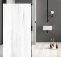 Mat Porcelain Tile Marble Lab Bianco Striato 60X30x08cm