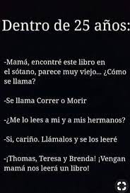 Pin De Brenda Olvera En Maze Runner Memes De Libros Libros De Maze Runner Fandoms De Libros