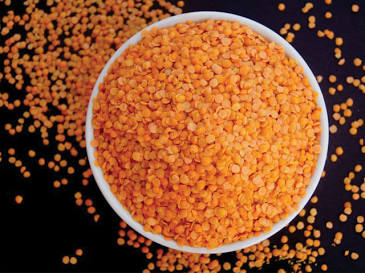 Pink Masoor Dal (Split), AI generated