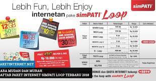 Caranya cukup mudah untuk sedangkan cara daftar paket nelpon simpati loop seharian tersebut bisa kita lakukan. Semua Kode Paket Internet Simpati Loop Terbaru Paket Internet