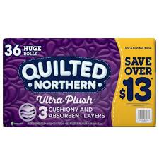 With walmart, you can spend $8.57 for the same toilet paper, but 12 rolls. Quilted Northern Ultra Plush Toilet Paper 3 Ply 36 Huge Rolls 250 Sheets Roll Sam S Club