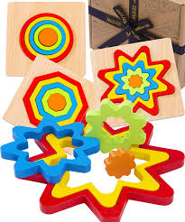 Jigsaw puzzle by colorplanet features. Buy Jaques Of London Rainbow Jigsaw Puzzles Colour Shape Sorter Wooden Puzzles For 2 3 4 Year Old Set Of 3 Montessori Toddler Puzzle Online In Uzbekistan B085qm5ybq