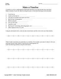 See more ideas about timeline, teaching history, history timeline. Fillable Online Make A Timeline Make A Personal Timeline Activity For Kids In Grades 4 6 Fax Email Print Pdffiller